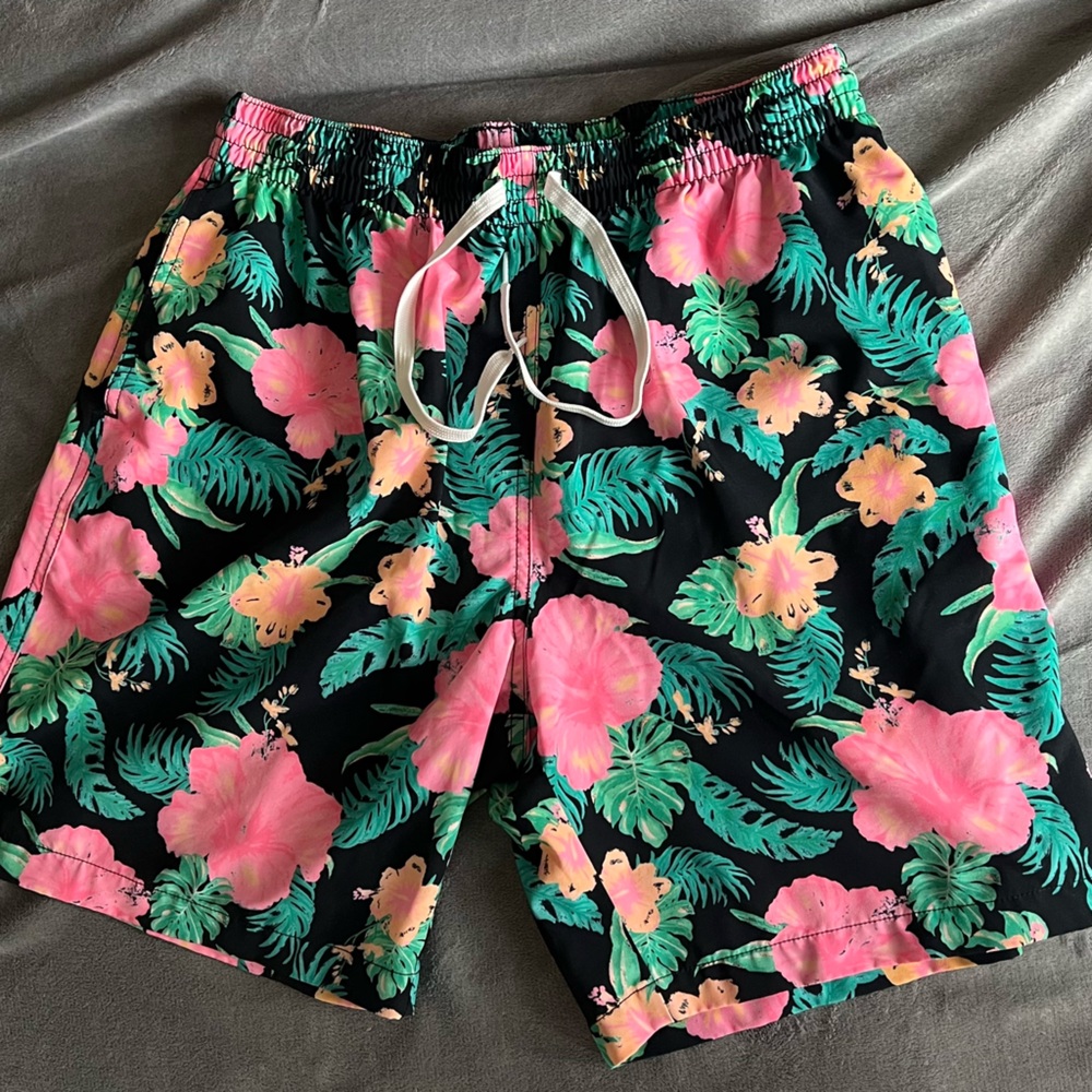 Chubbies floral swim trunks
